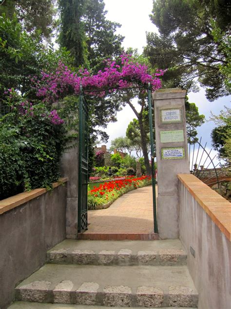 Destination: Fiction: Gardens of Augustus, Capri