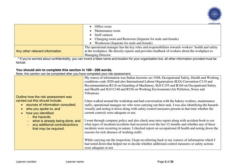 Nebosh Igc Risk Assessment, Hussein Ghanim, HSE, 59% OFF