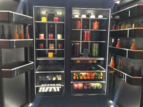 Black Interior Refrigerator | Small house renovation, Black fridges ...