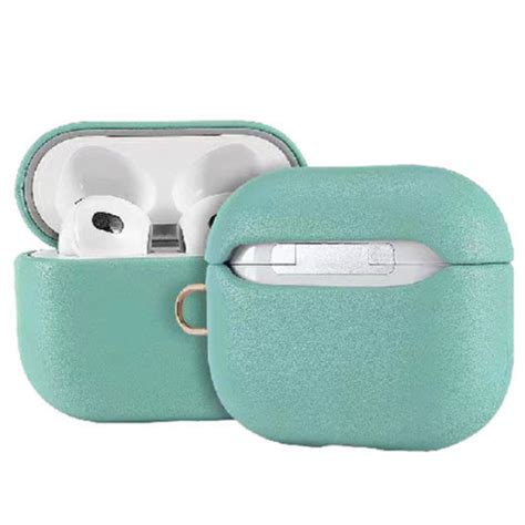 Target AirPods Pro 2 Case בצבע טורקיז דמוי עור - לפרטים והזמנה - Joy Mobile