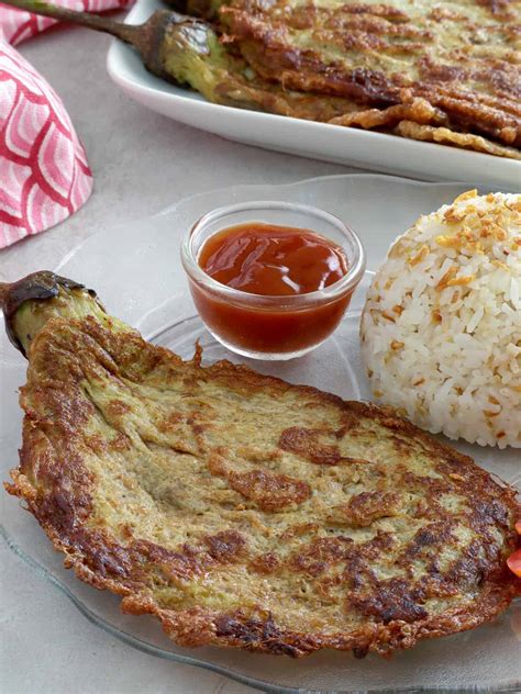 Tortang Talong (Filipino-style Omelet) - Kawaling Pinoy