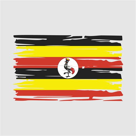 Uganda Flag Brush 20267520 Vector Art at Vecteezy