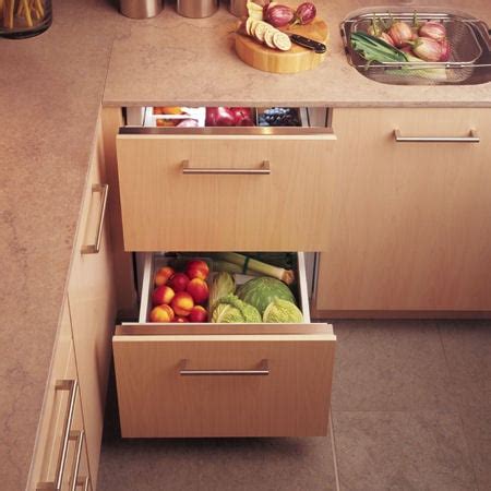 Double drawer refrigerator module - GE Monogram undercounter refrigerator drawers