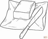 Butter Knife Coloring Page Pages sketch template
