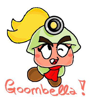 Paper Mario: Goombella by Fanny-CM on DeviantArt