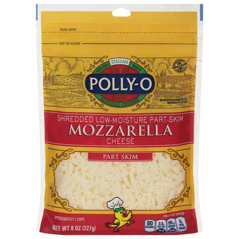 Save on Polly-O Mozzarella Cheese Part Skim Low Moisture Shredded Order ...