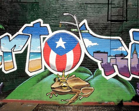 Picture Of The Puerto Rican Flag ~ Puerto Rico Graffiti Mural, East ...