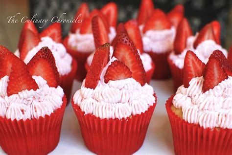 Strawberry Cupcakes and a Surprise 70th Birthday Party