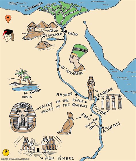 Ancient Egypt Map Maps Of Ancient Egypt | Images and Photos finder