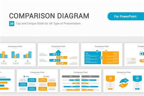 Comparison diagram PowerPoint Template, Presentation Templates - Envato ...