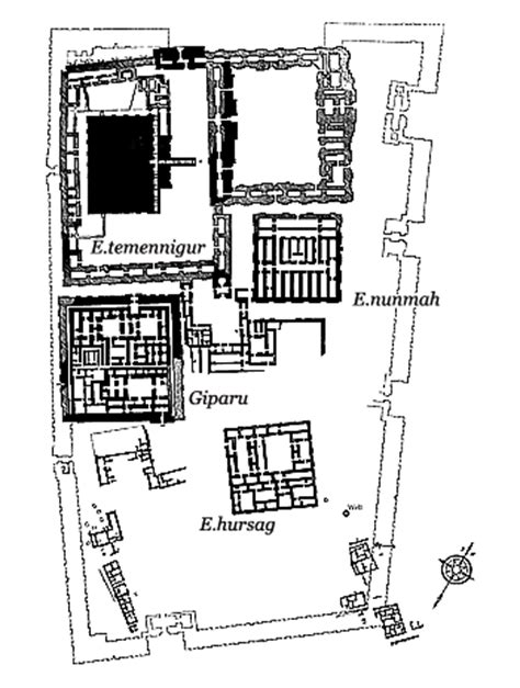 Mesopotamian Ziggurat Plan