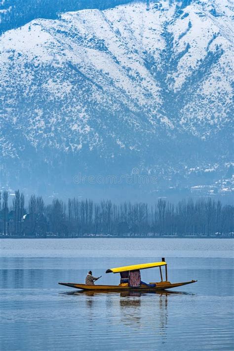 A Beautiful View of Dal Lake in Winter, Srinagar, Kashmir, India ...