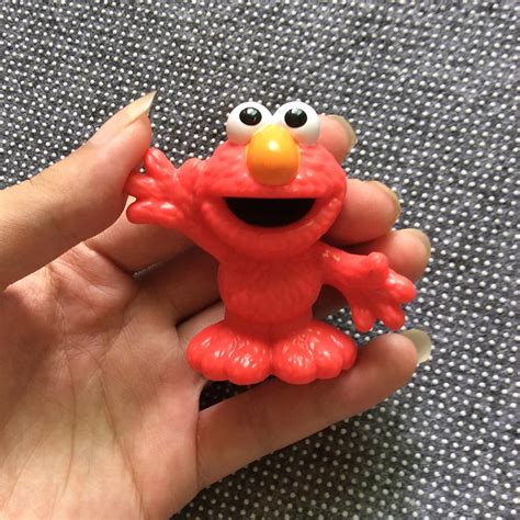 1Pcs sesame street elmo Plastic figure toy -in Action & Toy Figures from Toys & Hobbies on ...