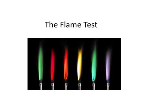 Potassium Nitrate Flame Test