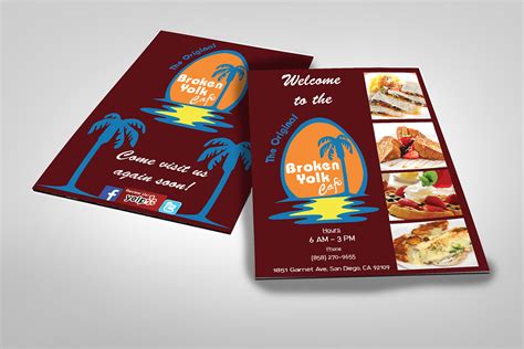 Restaurant Menu | The Broken Yolk Cafe Redesign on Behance