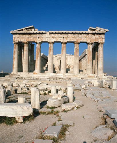 Athens Greece east end of the Parthenon 5th century BC