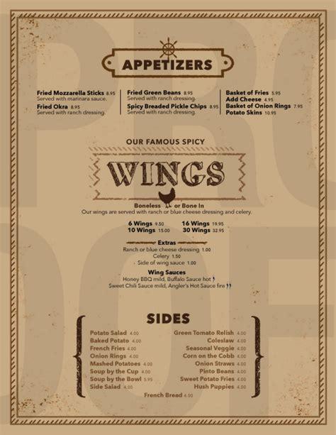 Angler's Restaurant Menu and Reviews | NWA Food