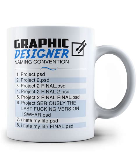 Graphic Designer - Naming Convention Mug