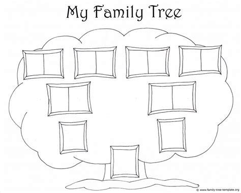 Family Tree Template for Kids: Printable Genealogy Charts