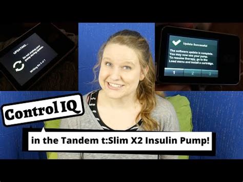 NEW: Control IQ Technology in the Tandem t:Slim X2 Insulin Pump!! - YouTube