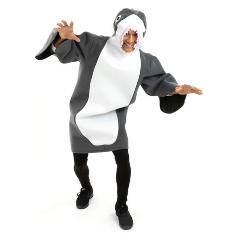 Hauntlook Great Big Shark Halloween Costume - Funny Animal Adult One-Size Unisex Suit - Walmart.com