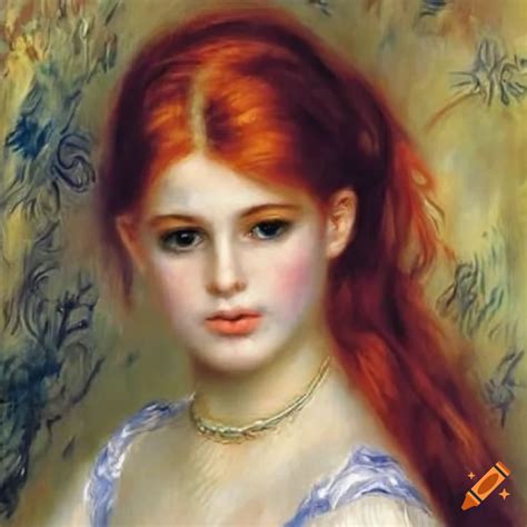 Oil painting of a redhead princess with a sword