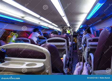 Inside night bus Vietnam editorial stock photo. Image of industry - 62652158