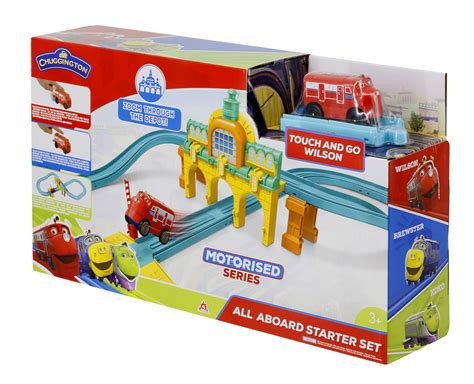 Buy Chuggington All Aboard Starter Set w/ Motorised Wilson Figure of 8 ...