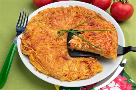 Spaghetti Frittata Recipe | Recipes of Italy