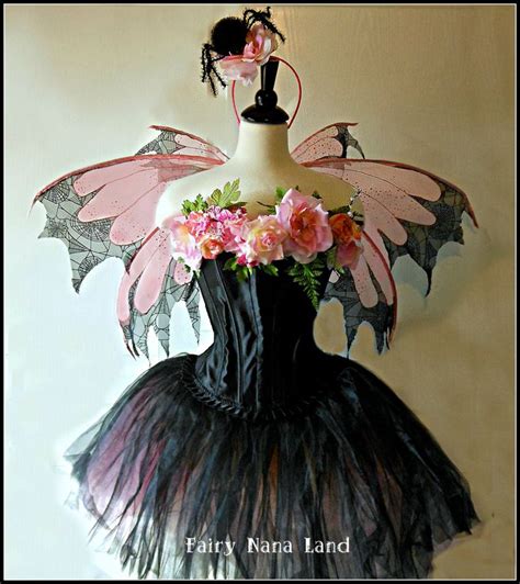 Adult Fairy Costume - size Medium - The Spider Rose Faerie - Dark Fairy