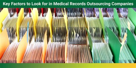 Key Factors to Look for in Medical Records Outsourcing Companies - VRC VitalChart