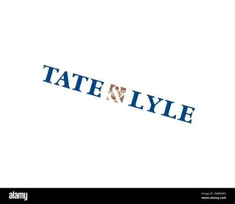 Tate & Lyle, Rotated Logo, White Background B Stock Photo - Alamy