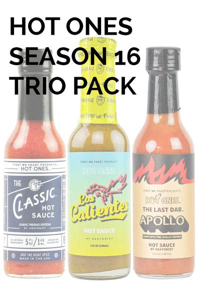 Hot Ones Season 16 Trio Pack | Hot Ones Hot Sauce | HEATONIST