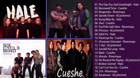 Hale, Cueshe, Rivermaya, 6Cyclemind songs collection/ OPM tagalOg Love S... | Song playlist ...