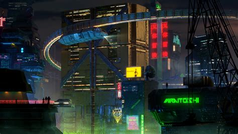 ArtStation - Night city concept