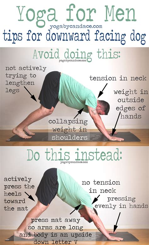 Yoga for Men: Downward Dog Tips — YOGABYCANDACE