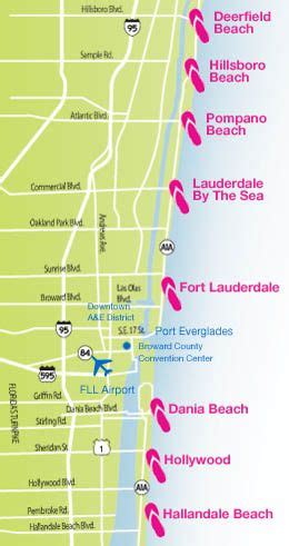 Greater Fort Lauderdale Beach Map | Fort lauderdale beach, Lauderdale beach, Fort lauderdale