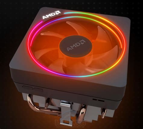 AMD Wraith Prism: Nuevo disipador con iluminación RGB para los AMD Ryzen 2