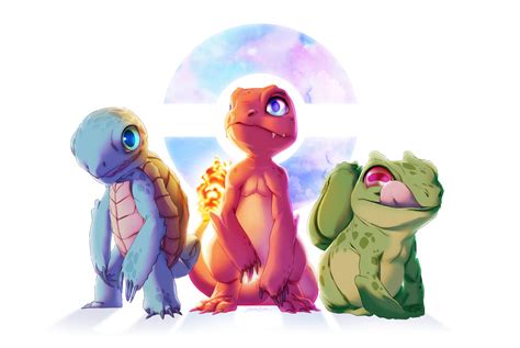 ArtStation - Kanto Starters