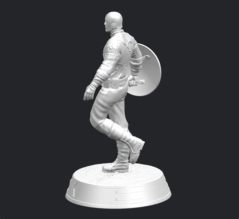 Captain America Statues 3D Model Ready to Print