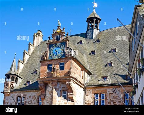 marburg city hall Stock Photo - Alamy