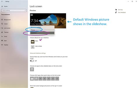 Issue with lock screen slideshow - Windows 10 Forums