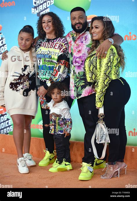 DJ Khaled (second from right) attends Nickelodeon's Kids' Choice Awards ...