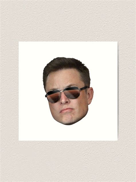 "Elon Musk Mars Glasses" Art Print for Sale by hrubiks | Redbubble