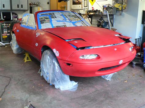 Morrison's Garage: Painting Miata, Part 3