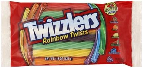 Twizzlers Rainbow Twists - 4.3 oz, Nutrition Information | Innit