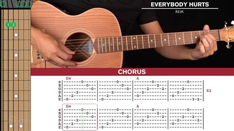 Everybody Hurts Guitar Cover REM 🎸|Tabs + Chords| Chords - Chordify