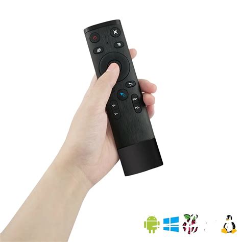 50 pcs/lot Q5 2.4GHz Wireless Voice Gyro Air Mouse with Microphone 3 Axis Gyroscope Smart tv box ...