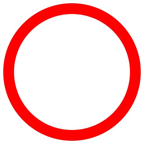 Red Circle transparent PNG - StickPNG