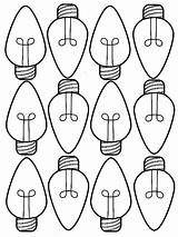 Light Bulb Printable Coloring Pages sketch template